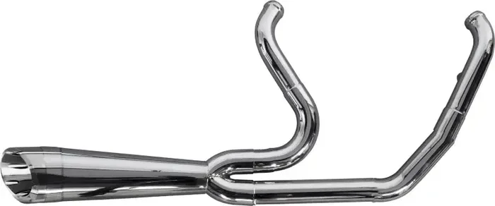 005-5120199-P Comp S 2in1 Exhaust Softail M8 Polished W/Turnout