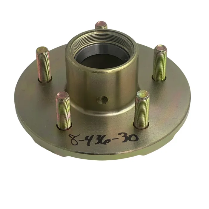 008-436-30 Genuine Dexter UFP Idler Hub for Threaded Cap, 3.7K, 5 Lug, Zinc, 5 on 4.5 Pattern