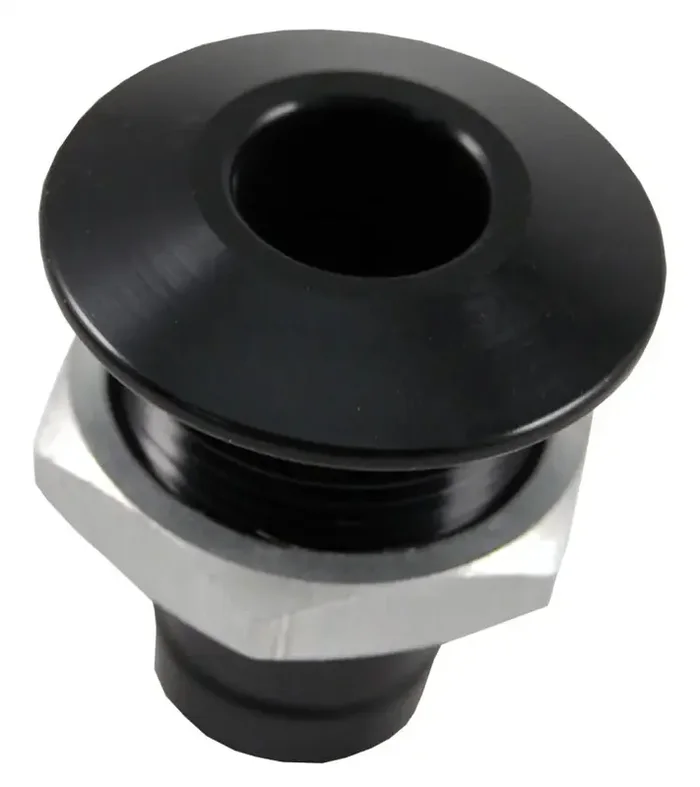 04-03-021 Billet Thru Hull Water Fitting Bilge Pump Outlet Black