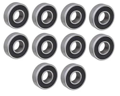 (10 Each) 698-2RS, 698LU, R1980-2RS Sealed Radial Ball Bearing 8X19X6 SpinCo