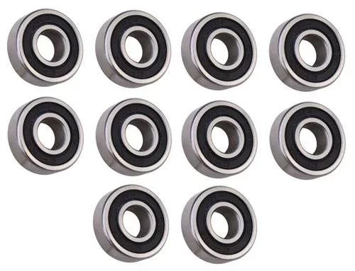 (10 Each) R4-2RS Sealed Radial Ball Bearing 1/4 ID X 5/8 OD X 0.196″ Wide SpinCo