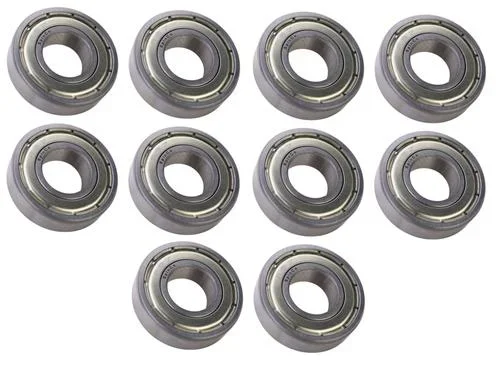 (10 Each) R8-ZZ Shielded Radial Ball Bearing 1/2 ID X 1-1/8 OD X 5/16 Wide