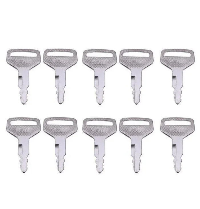 (10) Ignition Key For Kubota L & M Series RTV1100 Tractors S8077 36919-75190