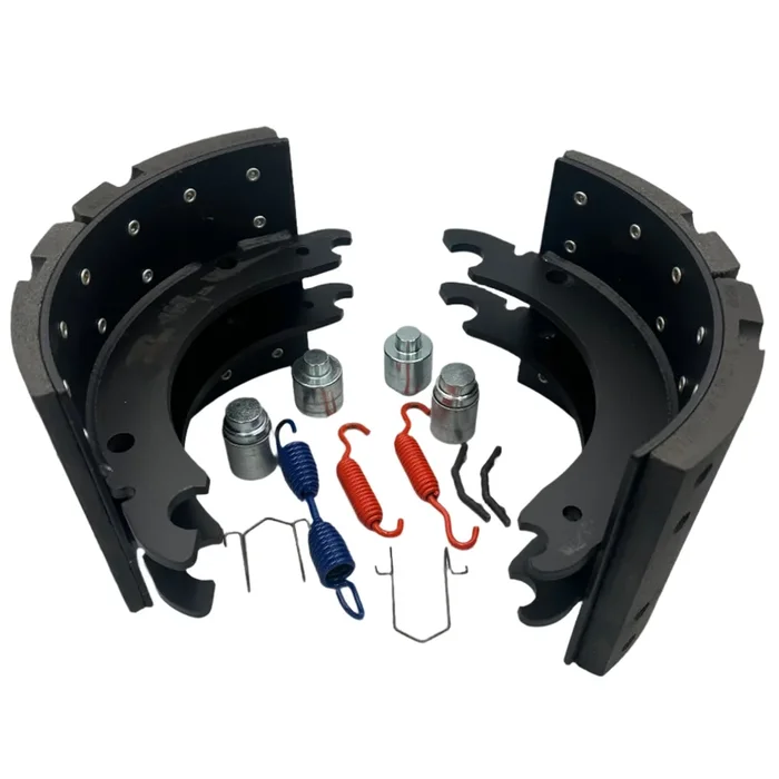 12.25 x 7.5 New Lined Air Brake Shoe Kit For Dana Axles, 4692DFC, One Wheel Kit, Dana Axle Universal Shoe