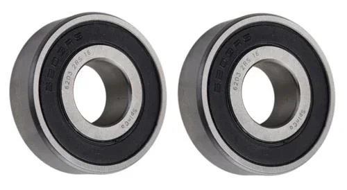 (2 Each) 6203-2RS-16MM Sealed Radial Ball Bearing 16X40X12 SpinCo
