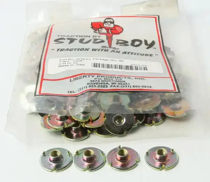 2020-P3 T Nuts 1″ X 7mm 96/Pkg