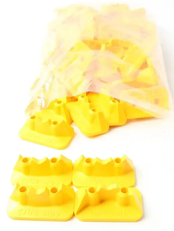 2522-P2-YEL Super Lite Pro Series Double Backers .75″ 48/Pk Yellow
