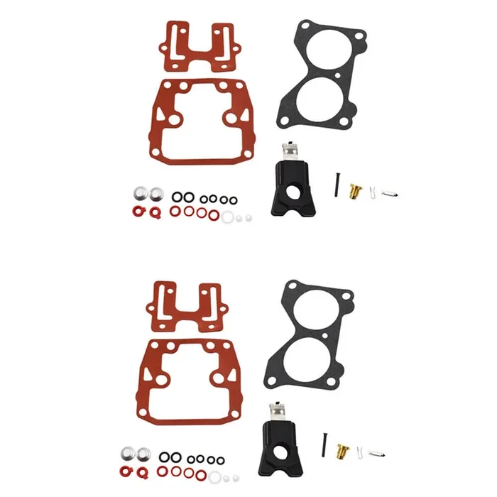 2pcs Carburetor Rebuild Kit for Johnson Evinrude V4 85 90 100 115 125 140 HP