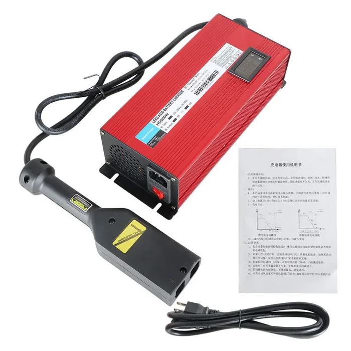 36 V 12 A “D” Style Plug Battery Charger For EzGo Club Car Golf Cart 1996-2009