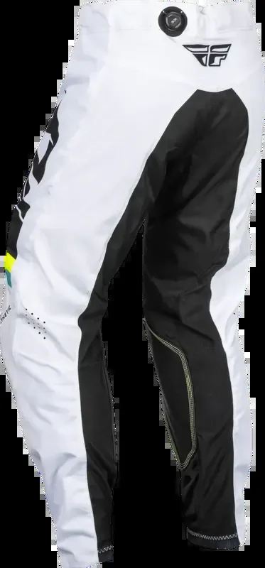 377-43334 Kinetic Prix Pants White/Black/Hi Vis Sz 34