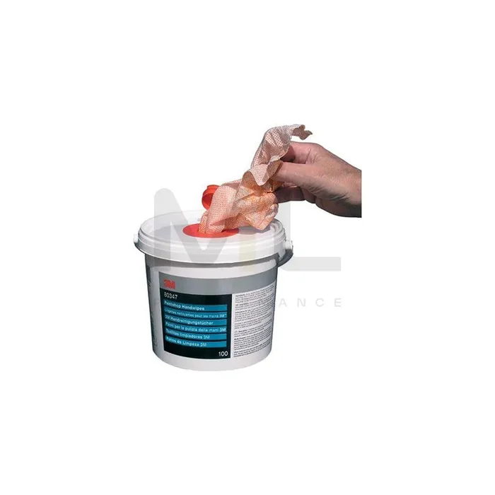 3M HandWipe 80347 Hand cleaning wipes Dispenser Box, Lanolin, with Aloe Vera, Quantity 100