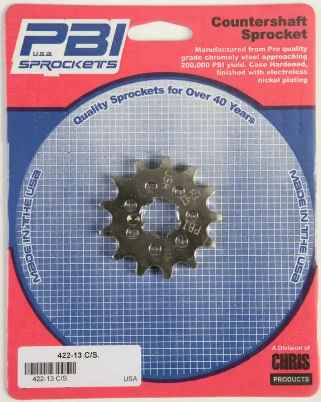 422-13 Front Cs Sprocket Steel 13t 420 Kaw/Suz