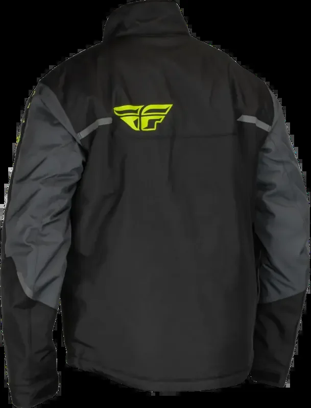 470-5503L Outpost Jacket Black/Grey/Hi Vis Lg