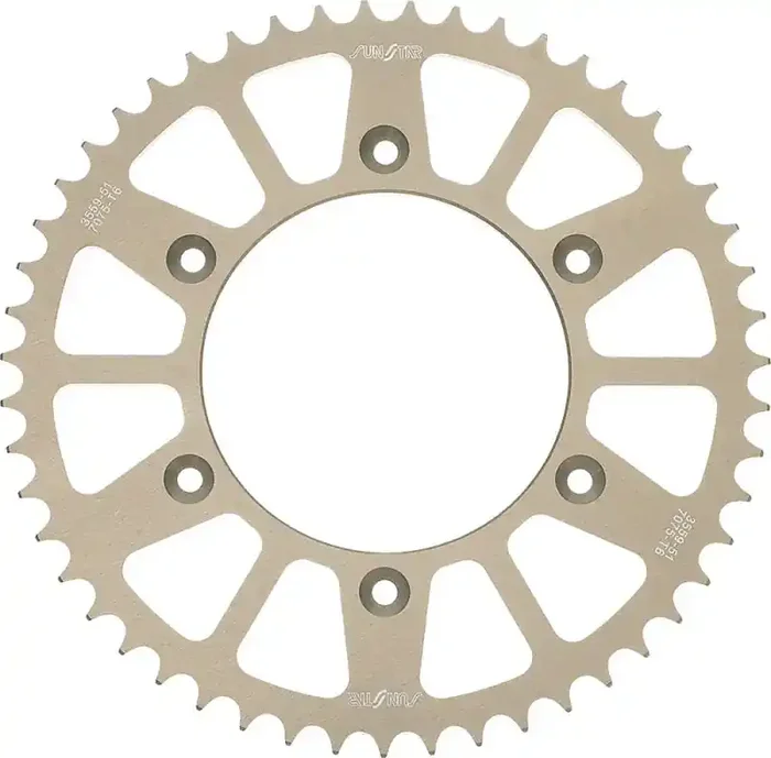 5-359249 Rear Sprocket Aluminum 49t 520 Hon/Yam