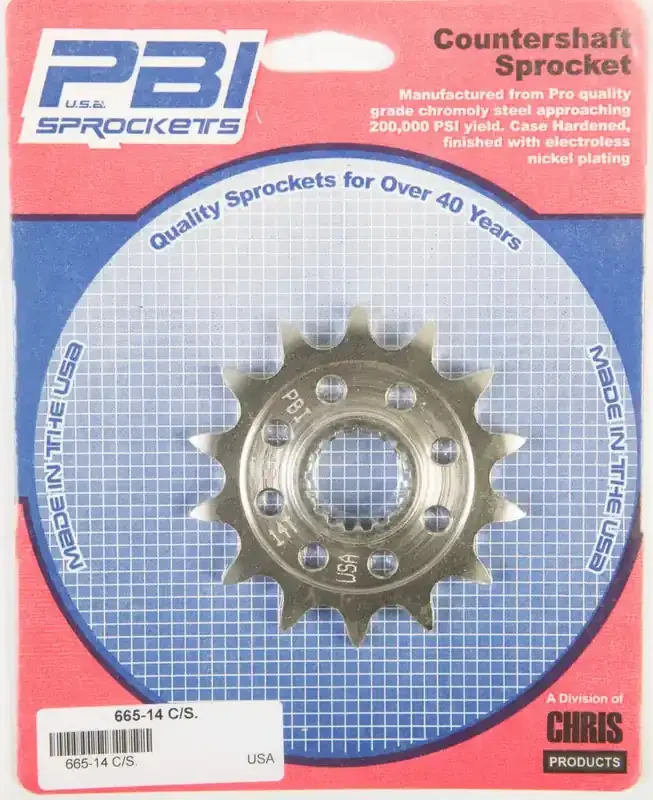665-14 Front Cs Sprocket Steel 14t 520 Suz