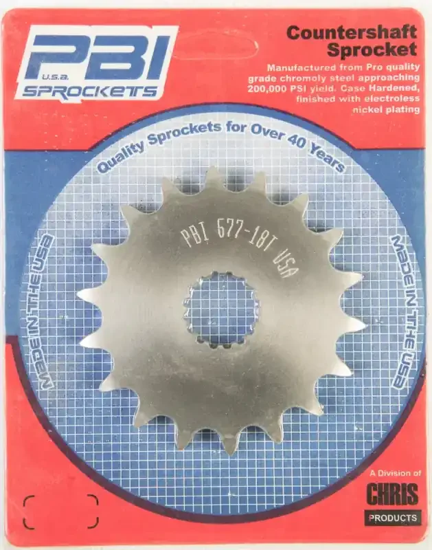 677-18 Front Cs Sprocket Steel 18t 530 Suz