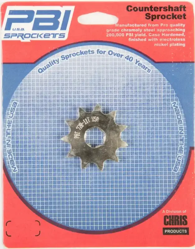 720-11 Front Cs Sprocket Steel 11t 420 Kaw/Suz/Yam