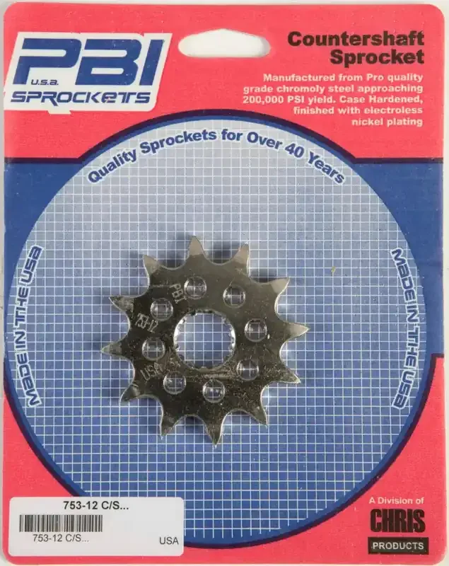 753-12 Front Cs Sprocket Steel 12t 520 Gas/Yam