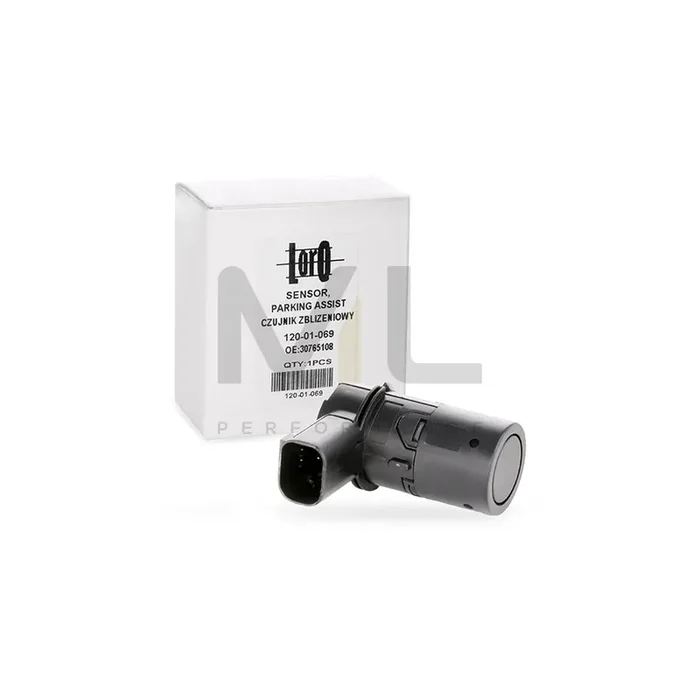 ABAKUS 120-01-069 Parking sensor Rear, Black, Ultrasonic Sensor