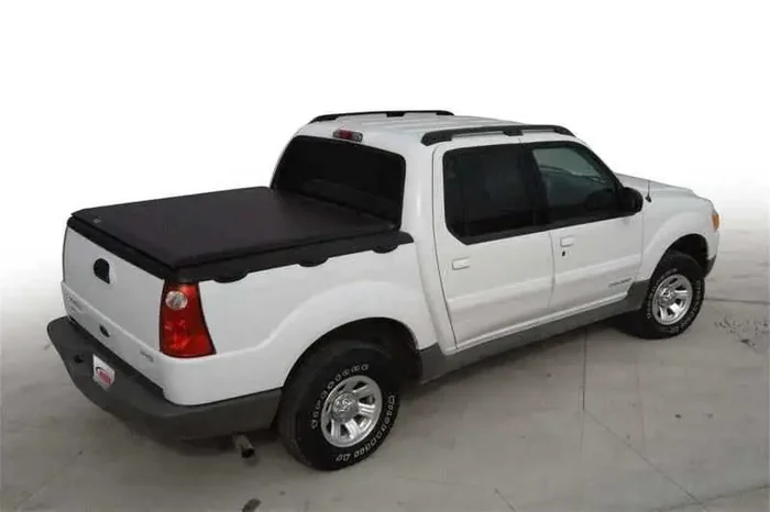 Access Original 07-10 Ford Explorer Sport Trac (4 Dr) 4ft 2in Bed (Bolt On – No Drill) Roll-Up Cover