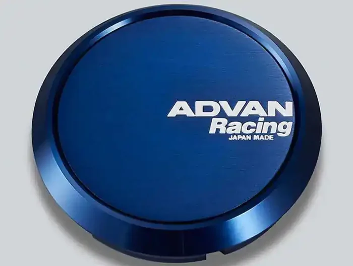 Advan 73mm Flat Centercap – Blue Anodized
