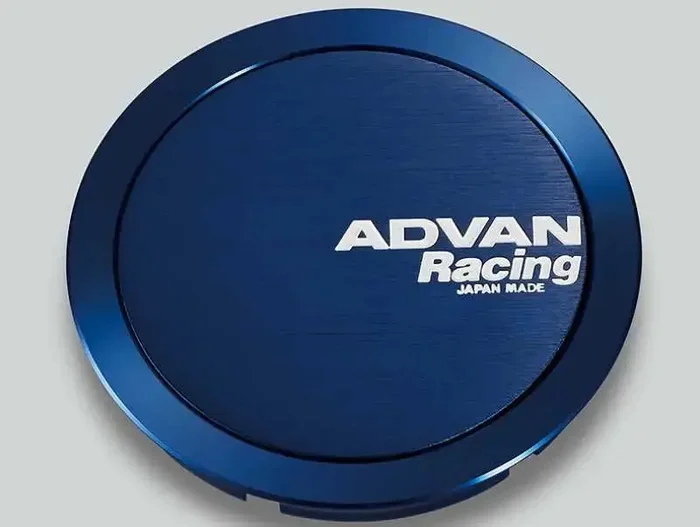 Advan 73mm Full Flat Centercap – Blue Anodized