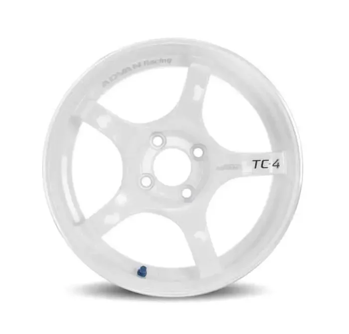 Advan TC4 18×8 +45 5-114.3 Racing White Wheel