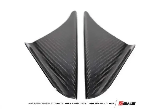AMS Performance 2020+ Toyota GR Supra Anti-Wind Buffeting Kit – Gloss Carbon