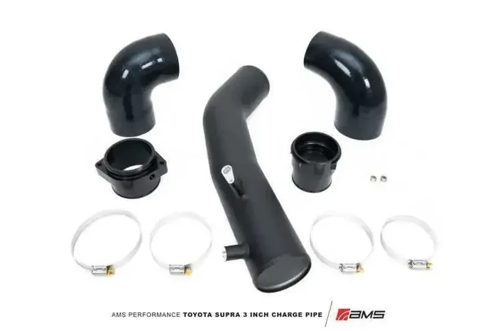 AMS Performance 2020+ Toyota Supra A90 Aluminum 3″ Charge Pipe Kit