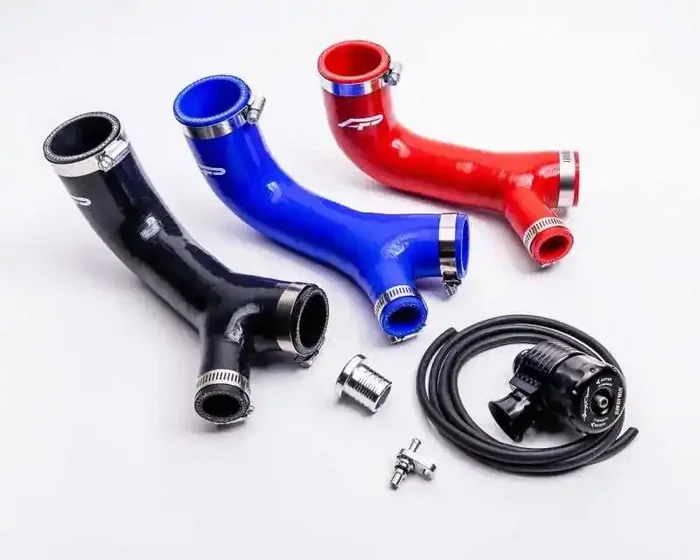 AP Can-Am Maverick X3 Turbo Adjustable Blow Off Valve w/ Silicone Hose Kit – Black