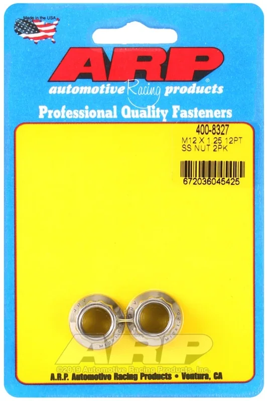 ARP M12 x 1.25 M14 WR 12pt Nut Kit – 2 Pack