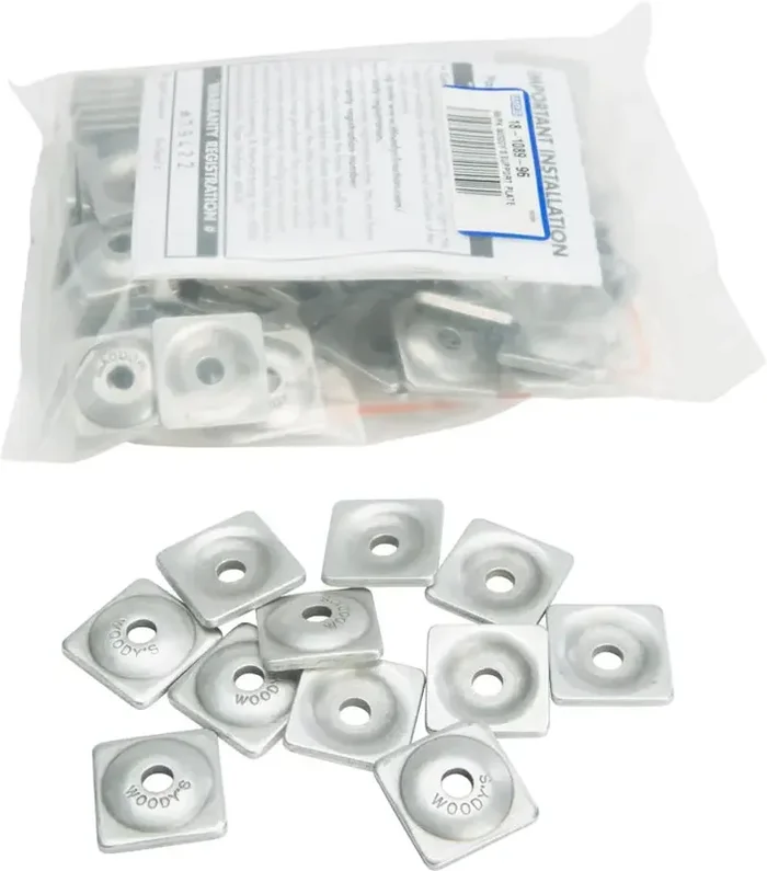 ASW-3725-B Digger Support Plates Square Alum. 1/4″ 96/Pk