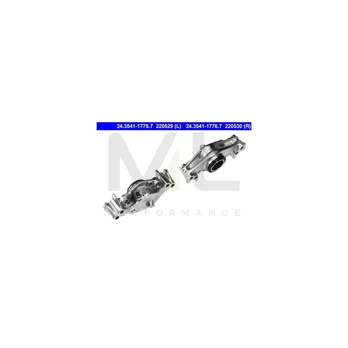 ATE 24.3541-1775.7 Brake Caliper for VW TRANSPORTER without holder