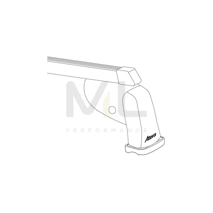 Atera Signo 044169 Roof bars for cars without rails, 122 cm, 100 kg, Steel