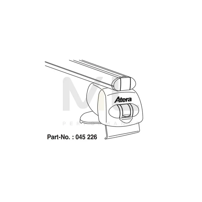 Atera Signo 045226 Roof bars for Toyota Verso (AR20) for cars without rails, 137 cm, 100 kg, Aluminium