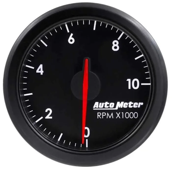Autometer Airdrive 2-1/6in Tachometer Gauge 0-10K RMP – Black