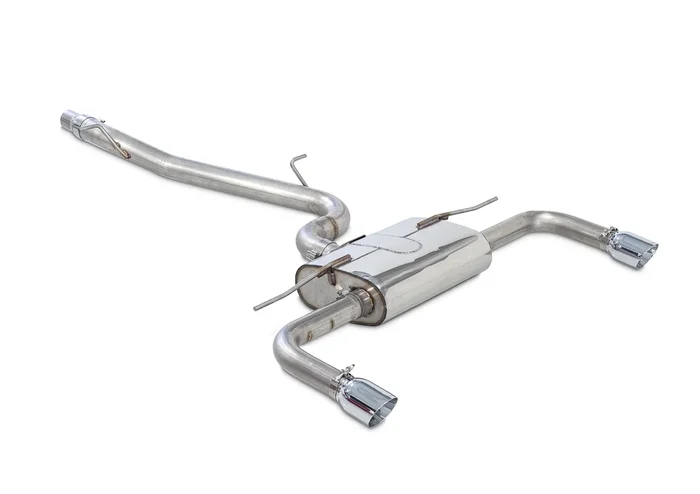 AWE Touring Edition Exhaust for Audi 8V A3 2.0T – Dual Outlet, Chrome Silver 90 mm Tips – 3015-32056