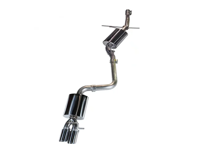 AWE Touring Edition Exhaust for B8 A4 2.0T – Single Side, Diamond Black Tips – 3015-23010