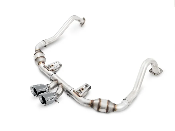 AWE Touring Edition Exhaust for Porsche 718 Boxster / Cayman – Chrome Silver Tips – 3015-32080