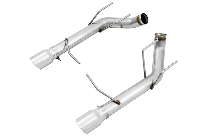 AWE Track Edition Axle-back Exhaust for the S197 Ford Mustang GT – Chrome Silver Tips – 3020-32040