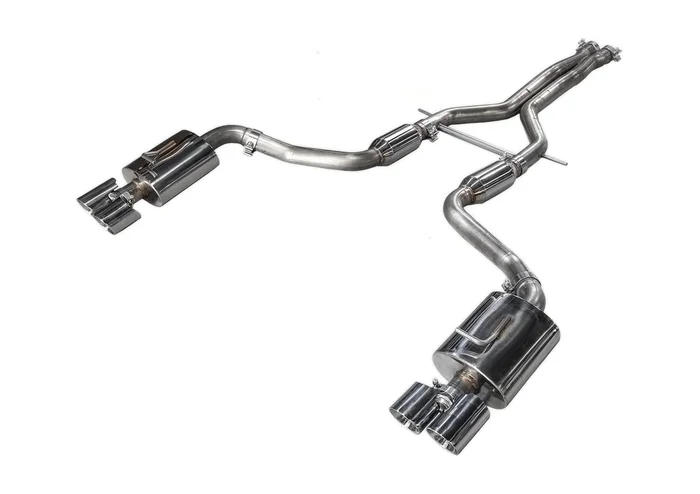 AWE Track Edition Exhaust for 970 Panamera 2/4 (2011-2013) – With Chrome Silver Tips – 3020-42032