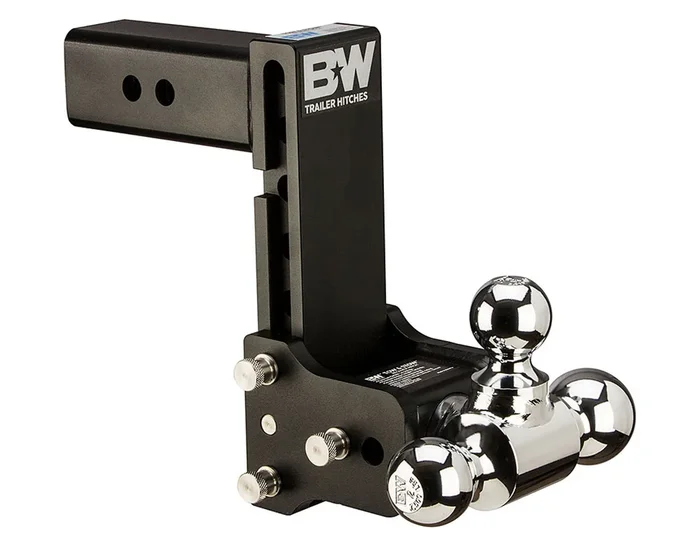 B & W Hitches 2.5 Model 10 Blk T&S Tri Ball – TS20049B