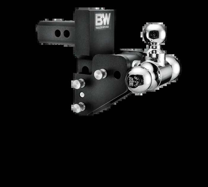 B & W Hitches 2 in Model 7 Blk T&S Tri Ball for Multi-Pro Tailgate – TS10064BMP