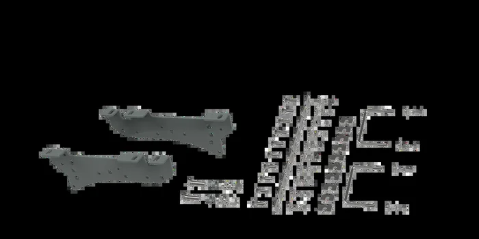 B & W Hitches Custom Installation Kit For Universal Mounting Rails For Some Ford Trucks – RVK2400