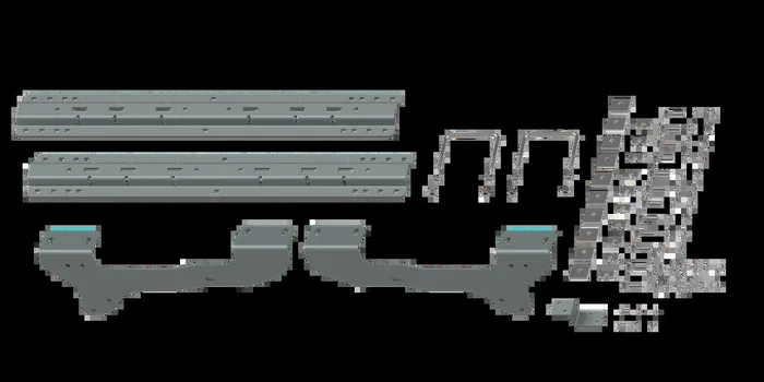 B & W Hitches Custom Installation Kit For Universal Mounting Rails For Some GM Trucks – RVK2503