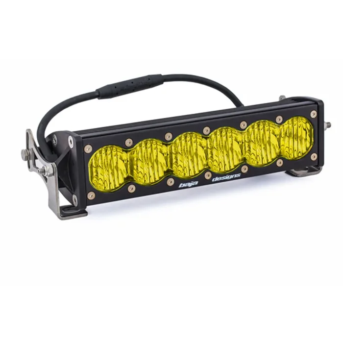 Baja Designs 10 in. OnX6+ LED Light Bar, Wide Cornering (Amber) – 451014