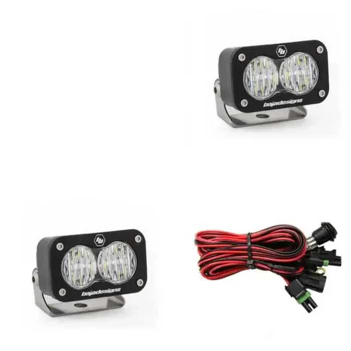 Baja Designs S2 Sport Wide Cornering Pattern Pair LED Work Light – Clear
