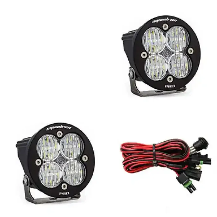 Baja Designs Squadron R Pro Wide Cornering Pair LED Light Pods – Clear