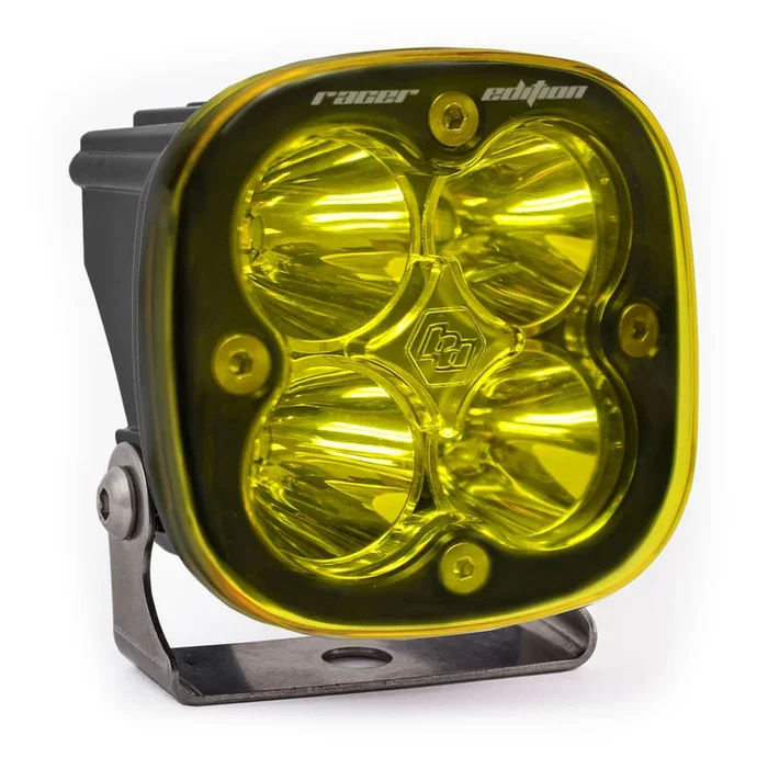 Baja Designs Squadron Racer Edition LED Light Pod, Spot (Amber) – 720011