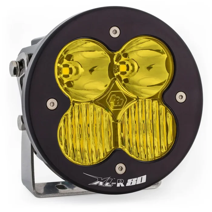 Baja Designs XL-R 80 LED Light Pod, Driving/Combo (Amber) – 760013